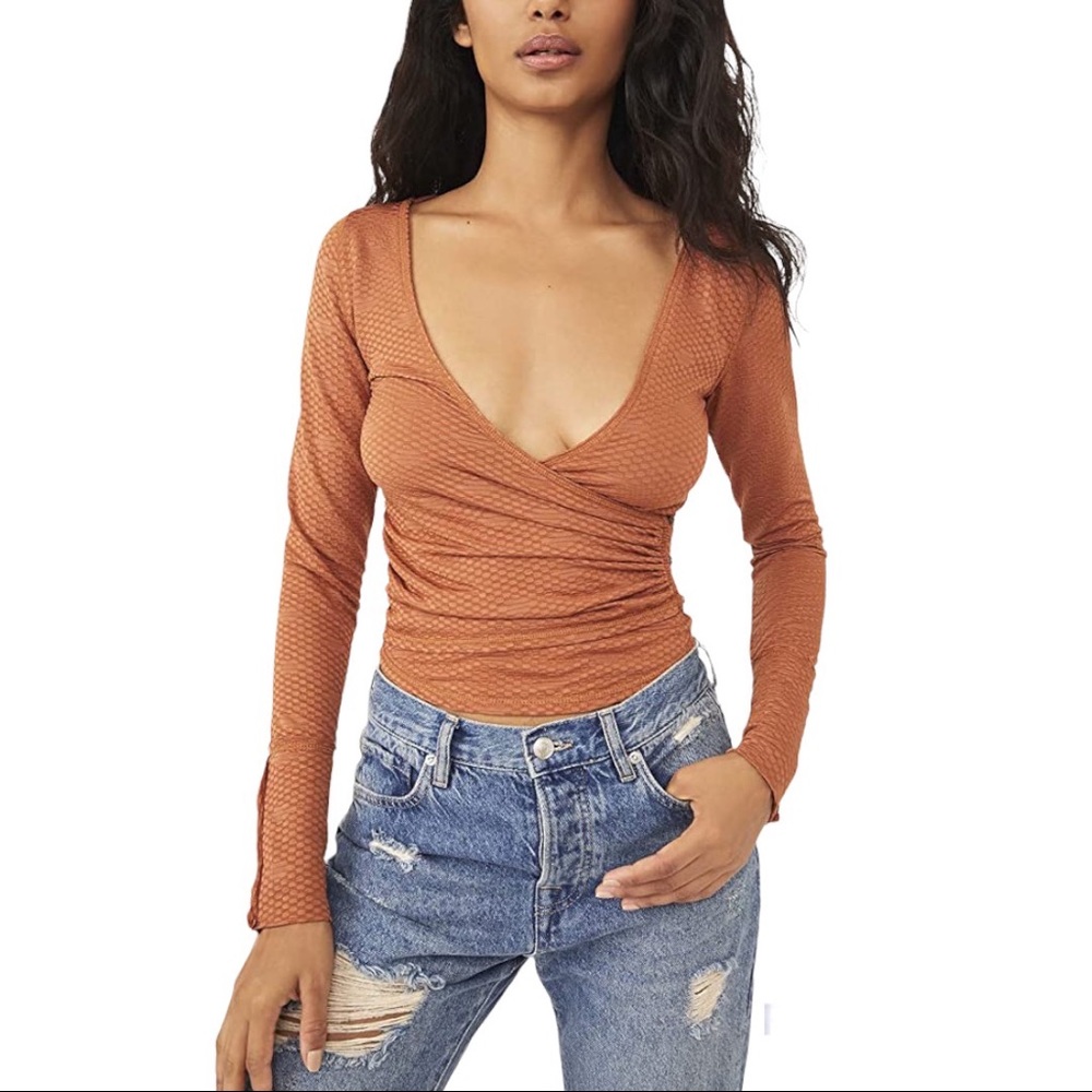 Free People Penny top in Mesa combo